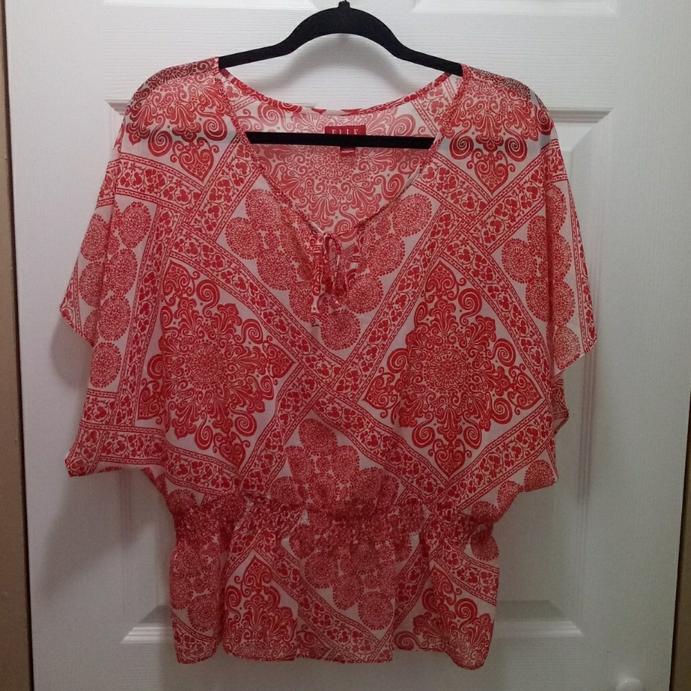 Elle sheer top